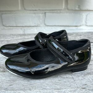 Freestyle by Danskin Girls' Tap Dance Shoes - Black - Toddler Size 11
